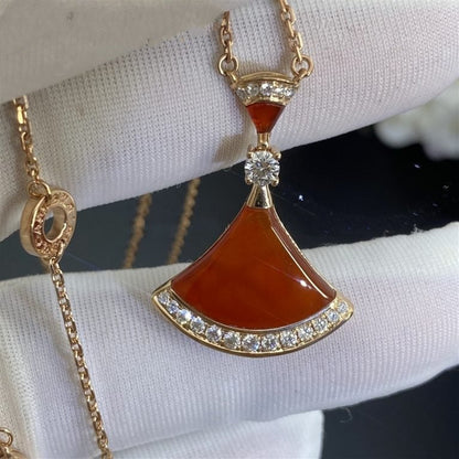[⭐Sparkve]DREAM NECKLACE CARNELIAN DIAMOND