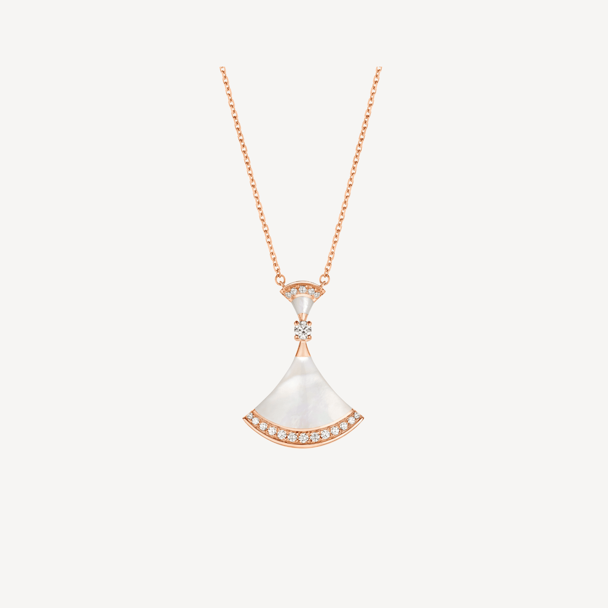 [⭐Sparkve]DREAM NECKLACE MOP PINK GOLD DIAMOND