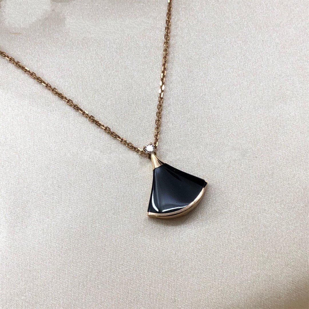 [⭐Sparkve]DREAM NECKLACE ONYX 1 DIAMOND