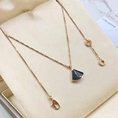 [⭐Sparkve]DREAM NECKLACE ONYX 1 DIAMOND