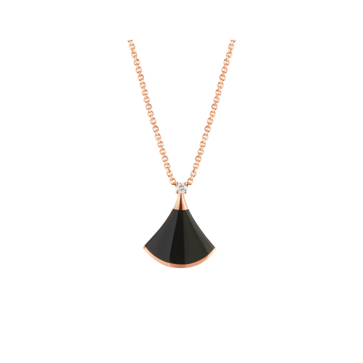 [⭐Sparkve]DREAM NECKLACE ONYX 1 DIAMOND