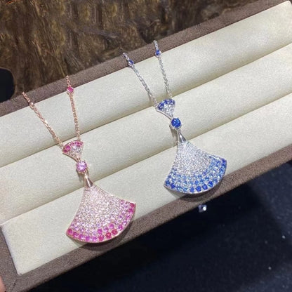 [⭐Sparkve]DREAM NECKLACE AGATE SILVER DIAMOND