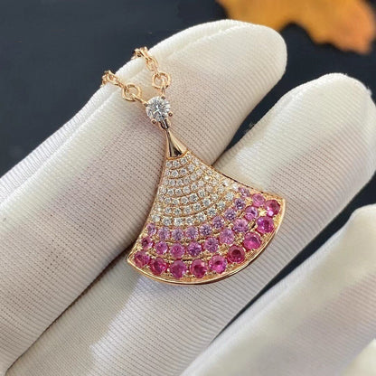 [⭐Sparkve]DREAM NECKLACE PINK GOLD PINK DIAMOND