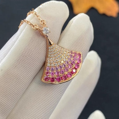 [⭐Sparkve]DREAM NECKLACE PINK GOLD PINK DIAMOND