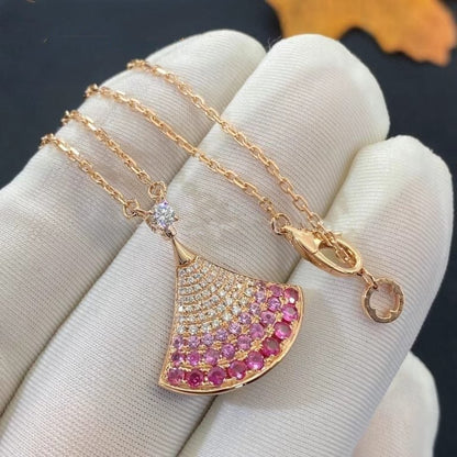 [⭐Sparkve]DREAM NECKLACE PINK GOLD PINK DIAMOND