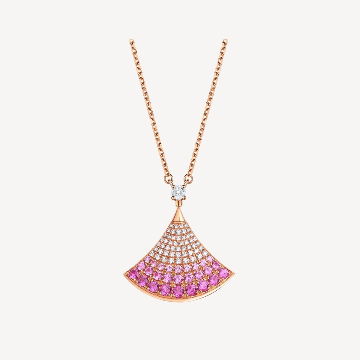 [⭐Sparkve]DREAM NECKLACE PINK GOLD PINK DIAMOND