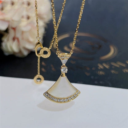 [⭐Sparkve]DREAM NECKLACE MOP GOLD DIAMOND
