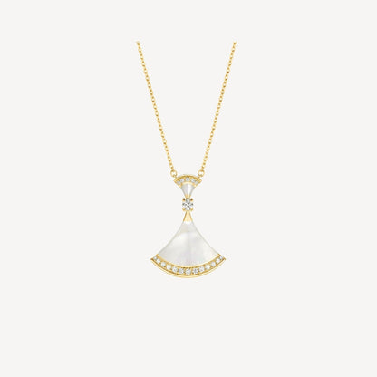 [⭐Sparkve]DREAM NECKLACE MOP GOLD DIAMOND