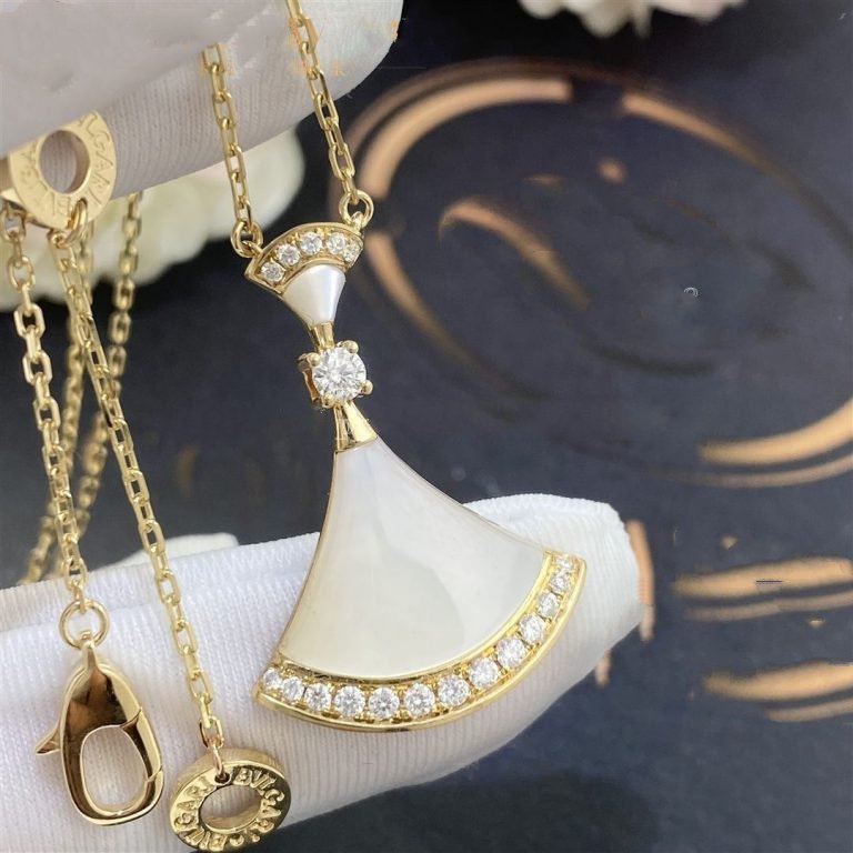 [⭐Sparkve]DREAM NECKLACE MOP GOLD DIAMOND
