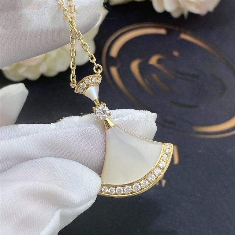 [⭐Sparkve]DREAM NECKLACE MOP GOLD DIAMOND