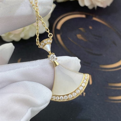 [⭐Sparkve]DREAM NECKLACE MOP GOLD DIAMOND