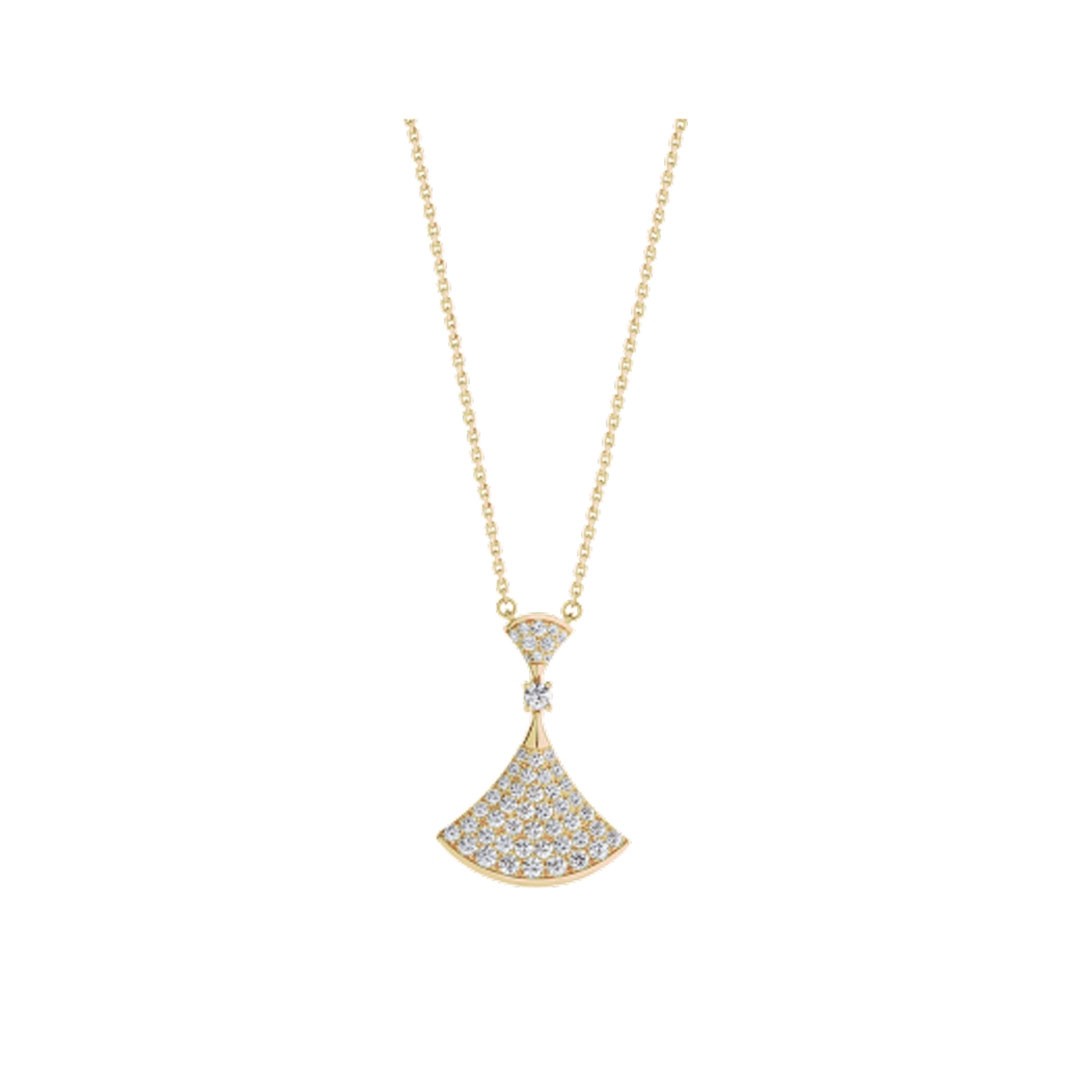[⭐Sparkve]DREAM NECKLACE GOLD FULL DIAMOND