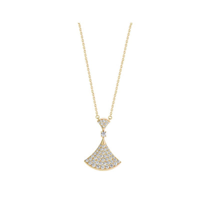 [⭐Sparkve]DREAM NECKLACE GOLD FULL DIAMOND
