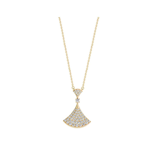 [⭐Sparkve]DREAM NECKLACE GOLD FULL DIAMOND