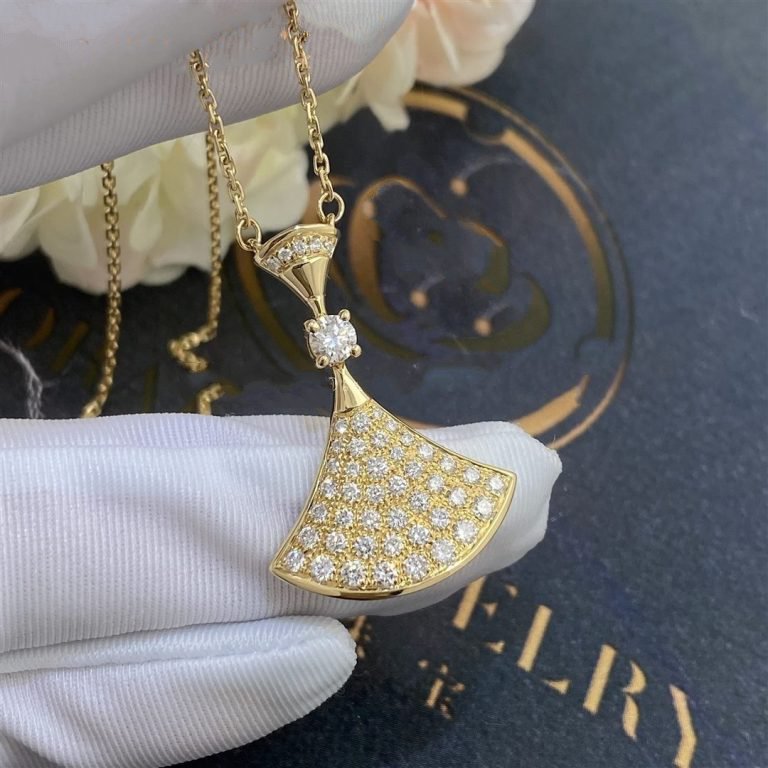 [⭐Sparkve]DREAM NECKLACE GOLD FULL DIAMOND