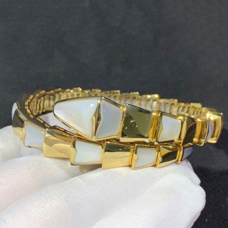 [⭐Sparkve]SERPENTI BRACELET MOP GOLD