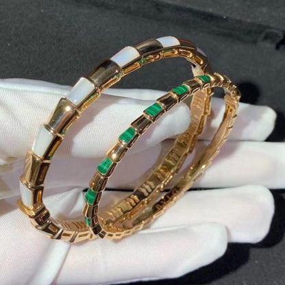 [⭐Sparkve]SERPENTI BRACELET PINK GOLD MOP