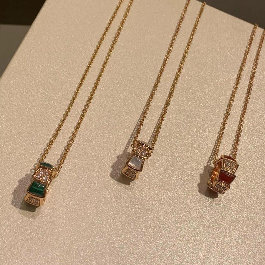 [⭐Sparkve]SERPENTI PEDANT DIAMOND NECKLACE