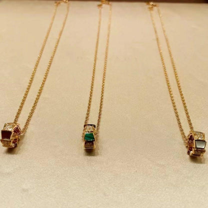 [⭐Sparkve]SERPENTI PEDANT DIAMOND NECKLACE