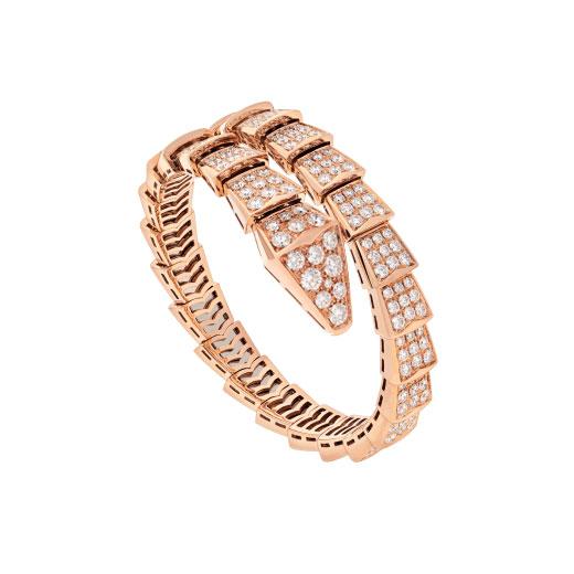 [⭐Sparkve]SERPENTI BRACELET 8MM PINK GOLD DIAMOND