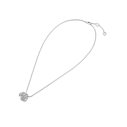 [⭐Sparkve]SERPENTI  NECKLACE DOUBLE RING DIAMOND