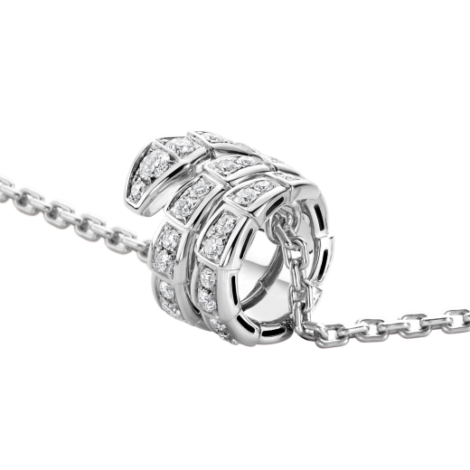 [⭐Sparkve]SERPENTI  NECKLACE DOUBLE RING DIAMOND