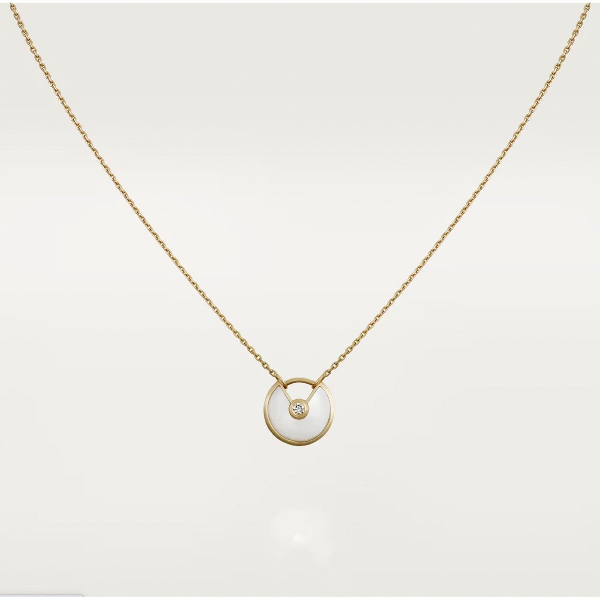 [⭐Sparkve]AMULETTE ROSE GOLD MOP NECKLACE