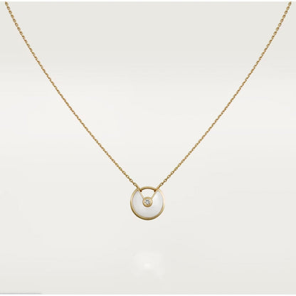 [⭐Sparkve]AMULETTE ROSE GOLD MOP NECKLACE