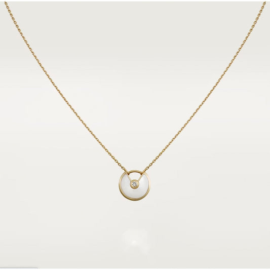 [⭐Sparkve]AMULETTE ROSE GOLD MOP NECKLACE