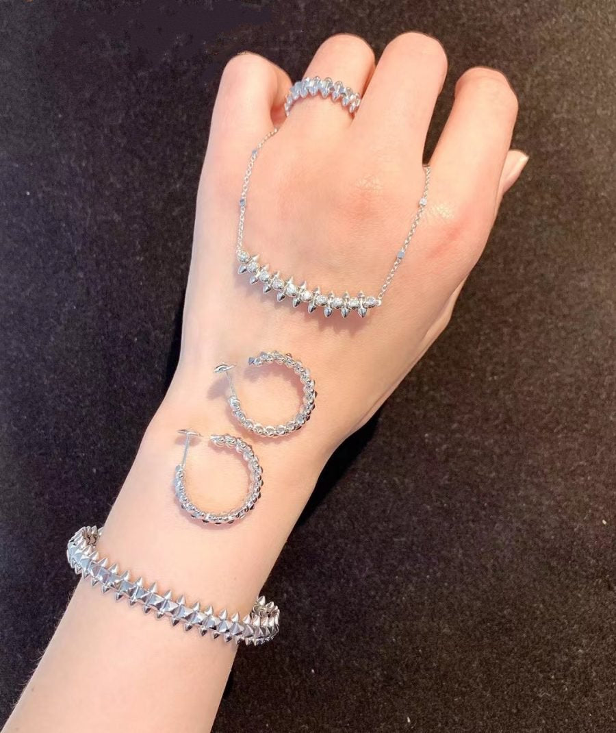[⭐Sparkve]CLASH SILVER BRACELET