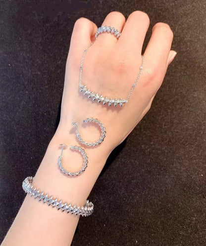 [⭐Sparkve]CLASH SILVER BRACELET