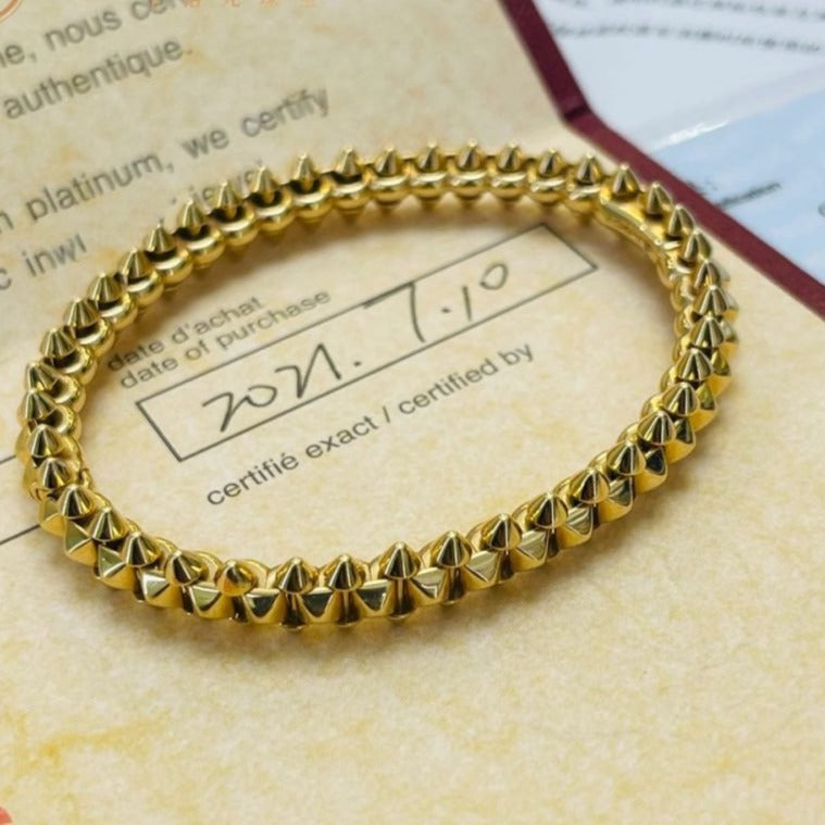 [⭐Sparkve]CLASH GOLD BRACELET