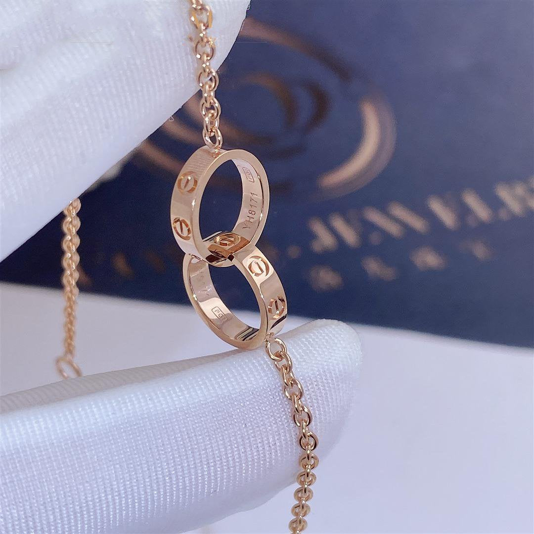 [⭐Sparkve]LOVE BRACELET DOUBLE RING