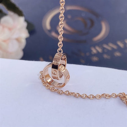 [⭐Sparkve]LOVE BRACELET DOUBLE RING