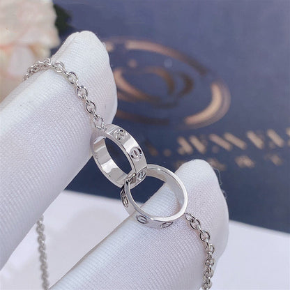 [⭐Sparkve]LOVE BRACELET DOUBLE RING