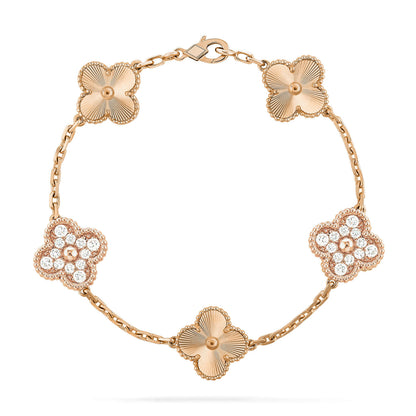 [⭐Sparkve] CLOVER 5 MOTIF LASER BRACELET COLLECTION
