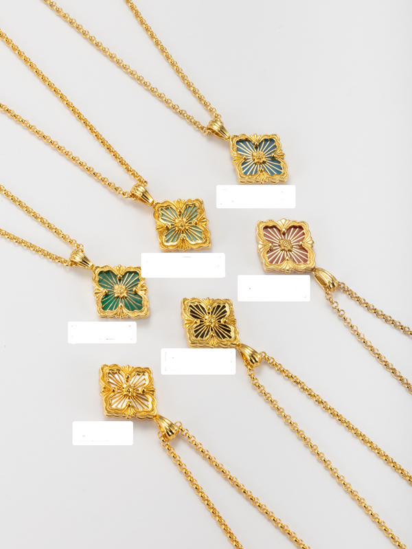 [⭐Sparkve] B.C.L SMALL SIZE  ENAMEL NECKLACE（Various colors)