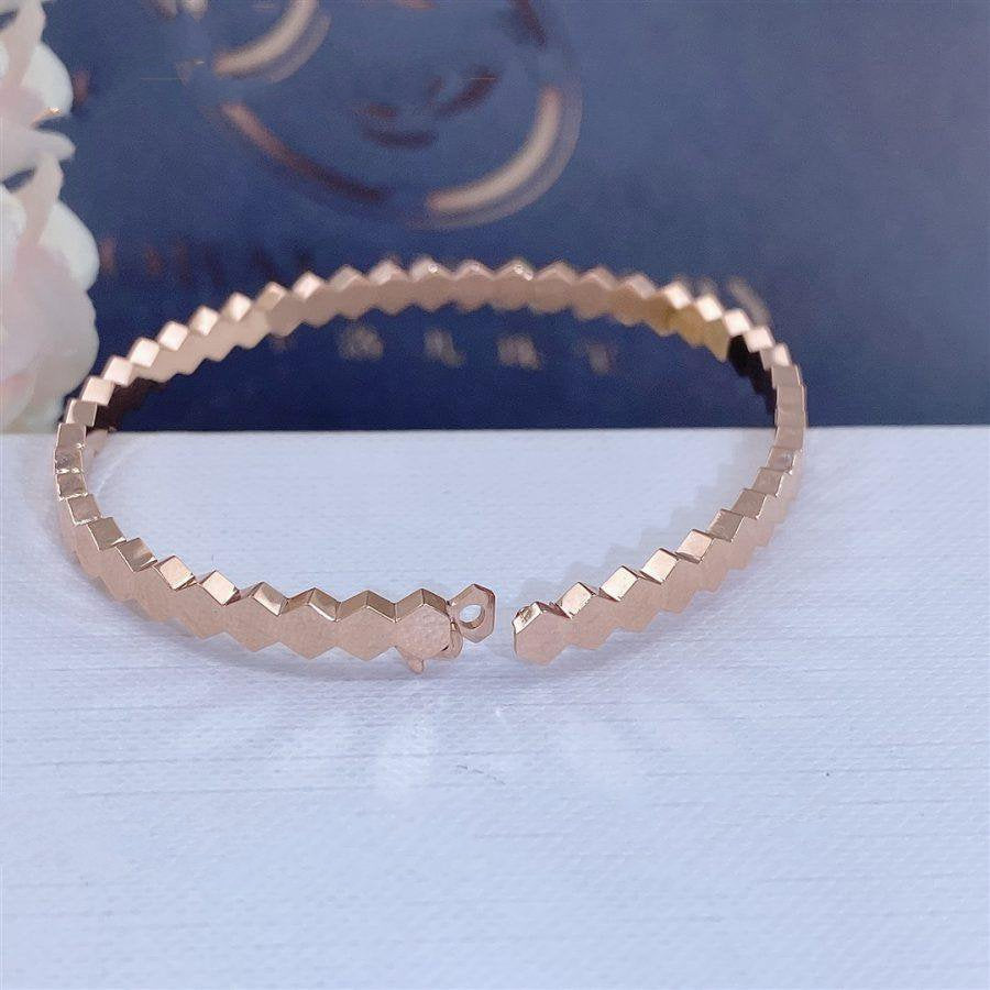 [⭐Sparkve]BEE LOVE PINK GOLD BRACELET