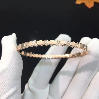 [⭐Sparkve]BEE LOVE SILVER DIAMOND BRACELET