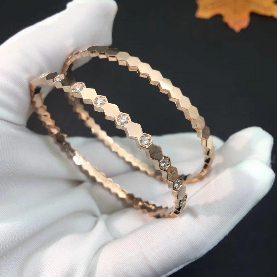 [⭐Sparkve]BEE LOVE SILVER DIAMOND BRACELET