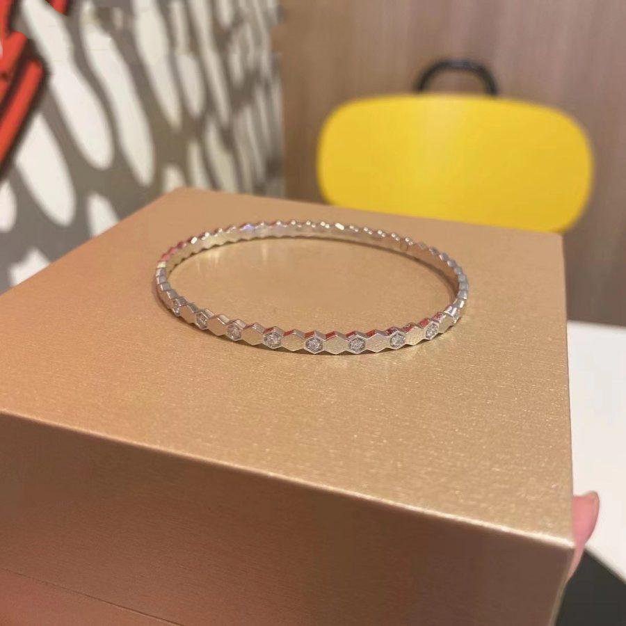[⭐Sparkve]BEE LOVE SILVER DIAMOND BRACELET