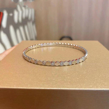 [⭐Sparkve]BEE LOVE SILVER DIAMOND BRACELET