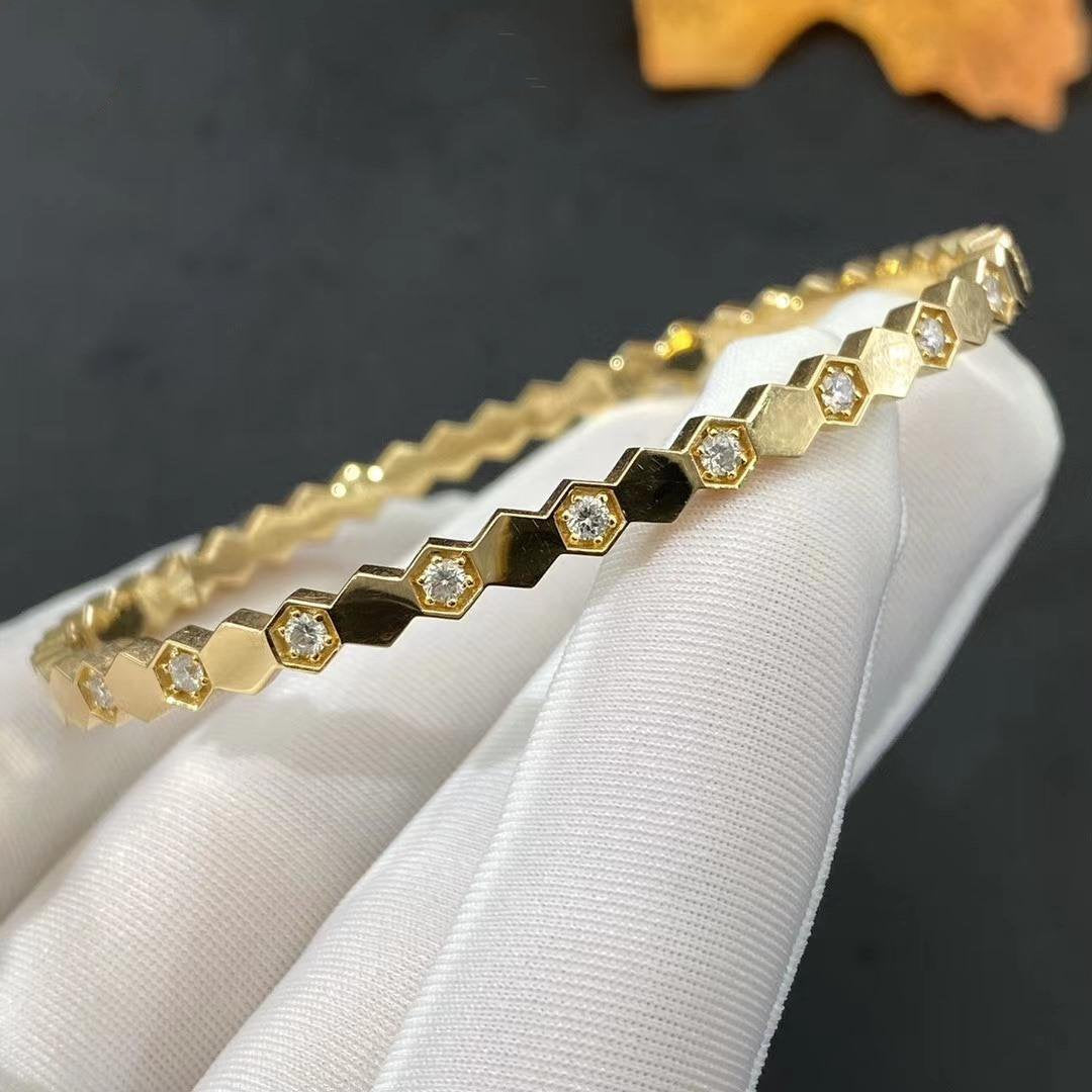 [⭐Sparkve]BEE LOVE GOLD DIAMOND BRACELET