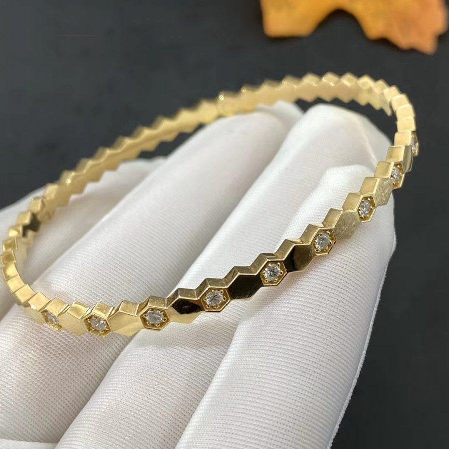 [⭐Sparkve]BEE LOVE GOLD DIAMOND BRACELET