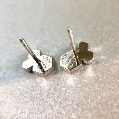 [⭐Sparkve]BEE LOVE SILVER DIAMOND EARRINGS