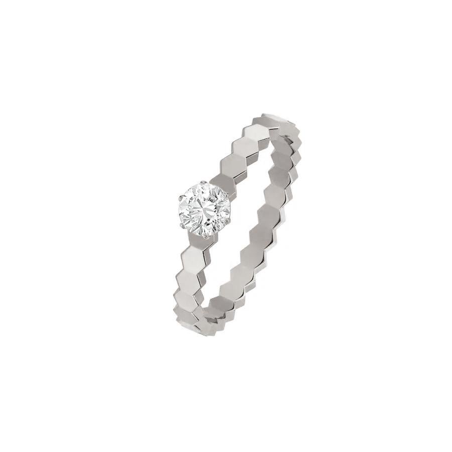 [⭐Sparkve]BEE LOVE RING SILVER 1 DIAMOND
