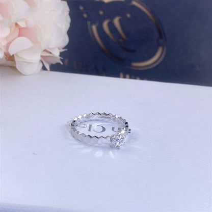 [⭐Sparkve]BEE LOVE RING SILVER 1 DIAMOND