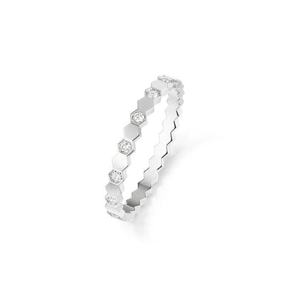 [⭐Sparkve]BEE LOVE RING SILVER DIAMOND
