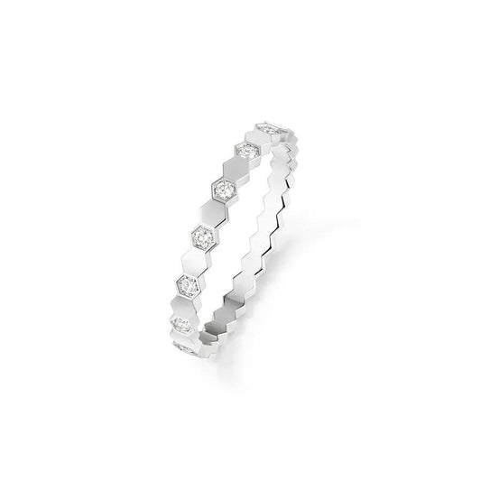 [⭐Sparkve]BEE LOVE RING SILVER DIAMOND