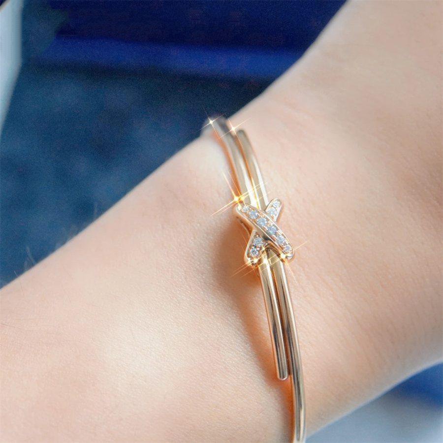 [⭐Sparkve]JEUX DE BRACELET PINK GOLD DIAMONDS